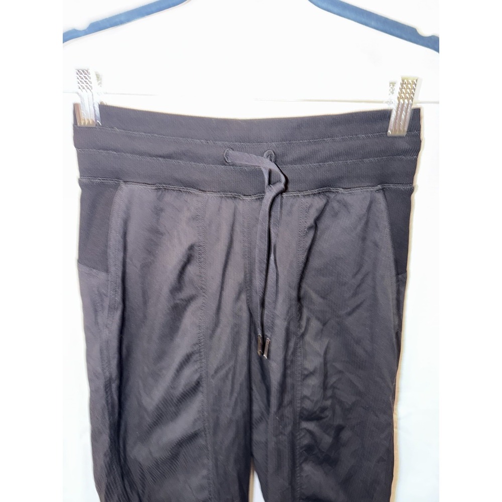 Lululemon Pants Women 2 Black Dance Studio Jogger Elastic Waist Pocket Athletic - Picture 4 of 9